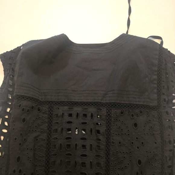 Veronica Beard Alina Dress V-Neck Sleeveless Pull on Size 10 - Picture 10 of 13